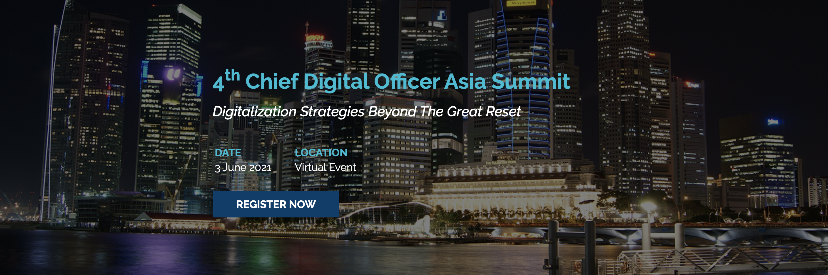 Chief Digital Officer Asia Summit 2021 Singapore | CDOTrends