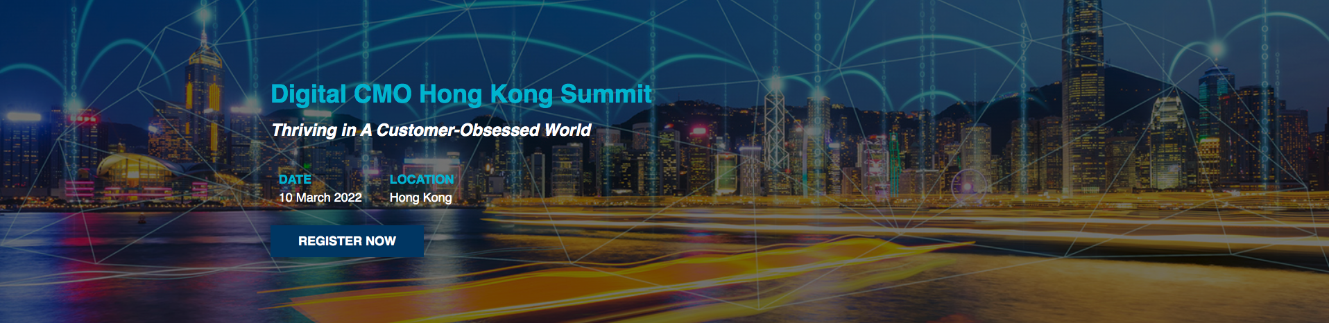 Digital CMO Summit Hong Kong 2022 - Thriving in A Customer-Obsessed World